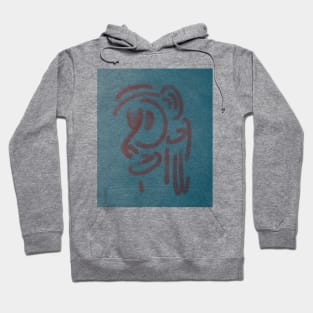 signs in an abstract night Hoodie